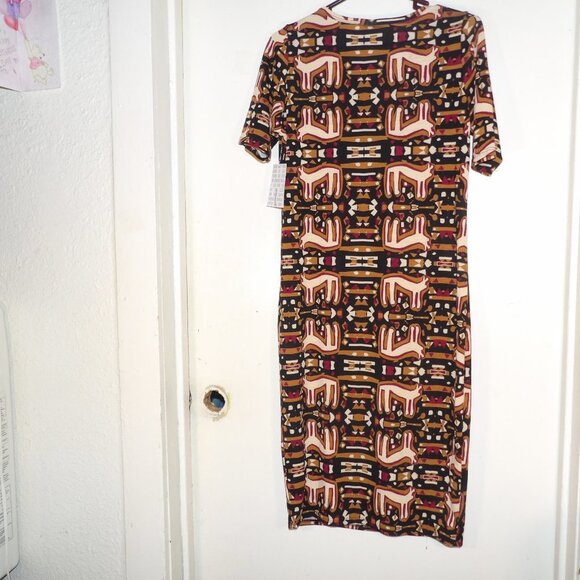 NWT Lularoe Egyptian Pattern Print Maxi Dress Sz L - Picture 7 of 7